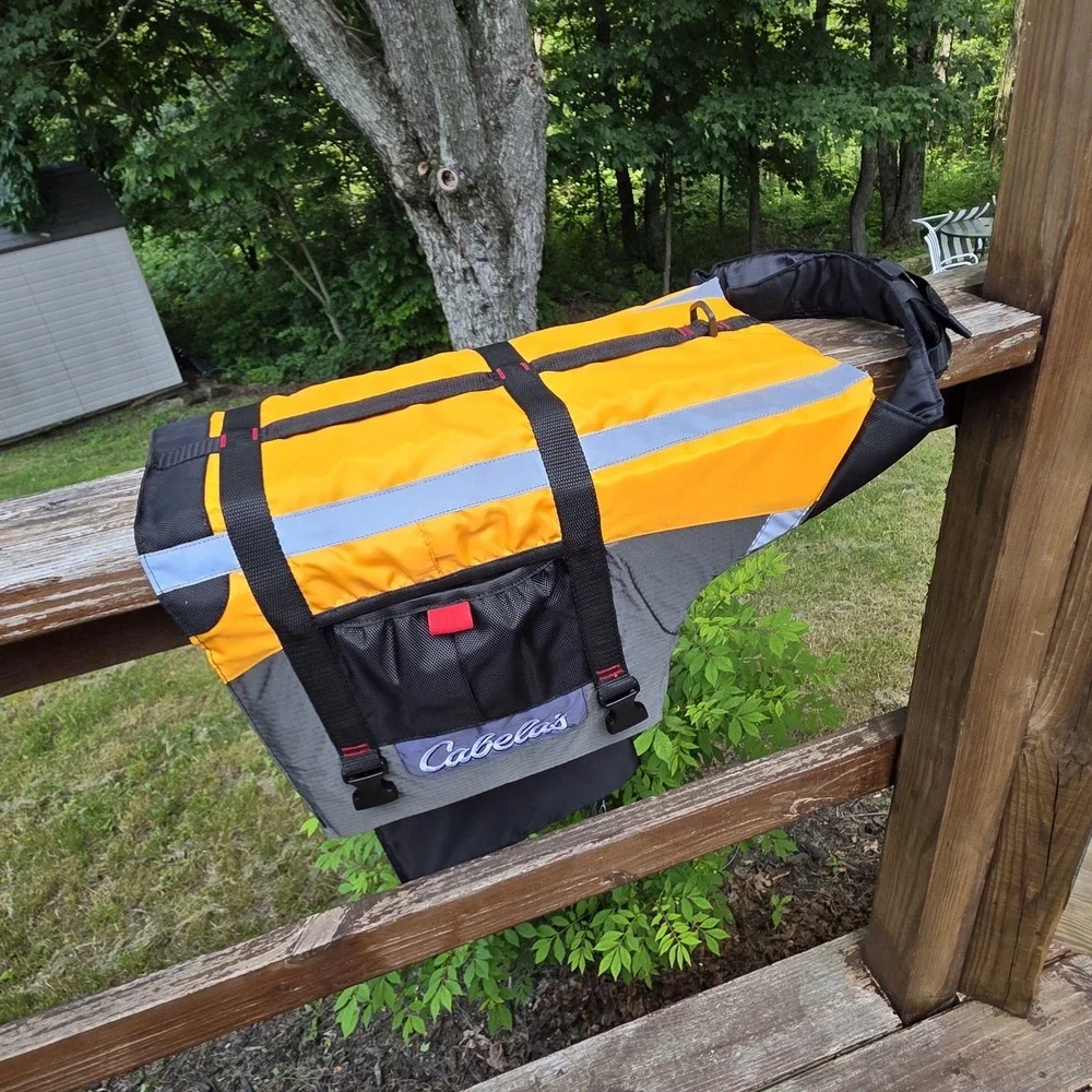 Cabela's Dog Life Vest Floatation Device L/XL Boating Swimming Pet Safety NWOT‎